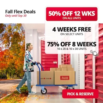 Access Storage - Oakville North Service Promotion