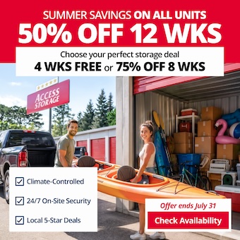 Access Storage - Oakville South Promotion